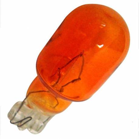 BULB 906 12V T15 W2.1X9.5D 8W AMBER 2C