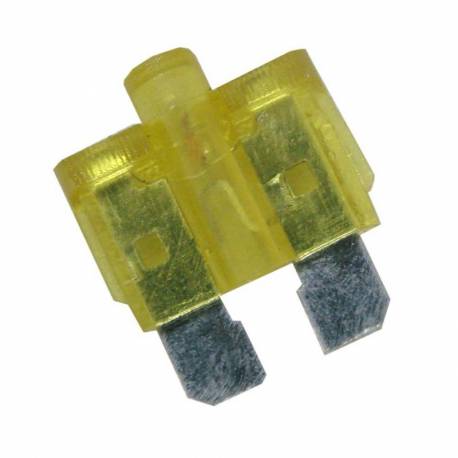 FUSIBLE MINI MODERNO 20A ATN TIPO MUELA CON LED AMARILLO