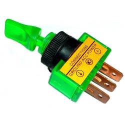 SWITCH PANEL SIGNAL GREEN ON-OFF 3 TERM 20A