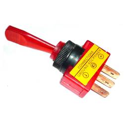 SWITCH PANEL SIGNAL RED ON-OFF 3 TERM 20A LONG