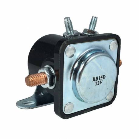 SOLENOID FORD JEEP BLACK 67-91 S/DELCO 12V 4T AUX ZM401C