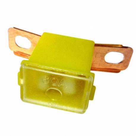 FUSE PAL-BENT 60A FLB-S P-DOUBLEE 48mm YELLOW M