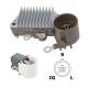 REGULADOR ALTERNADOR TOYOTA COROLLA MRF DENSO 12V 14.5VSET S-IG-L TERMINALS IR-IF