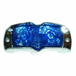 LAMP SIDE TYPE BUHO PLASTIC BLUE CHROME FRAME