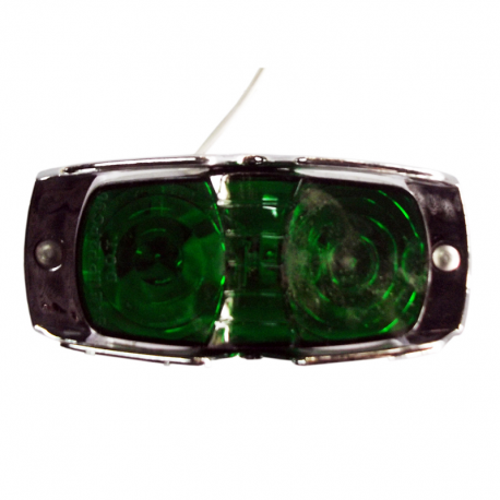 LAMP SIDE TYPE BUHO PLASTIC GREEN CHROME FRAME
