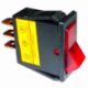 ROCKER SWITCH UNIVERSAL ON-OFF 20AMP WITH LIGHT RED 3 TERMINALS