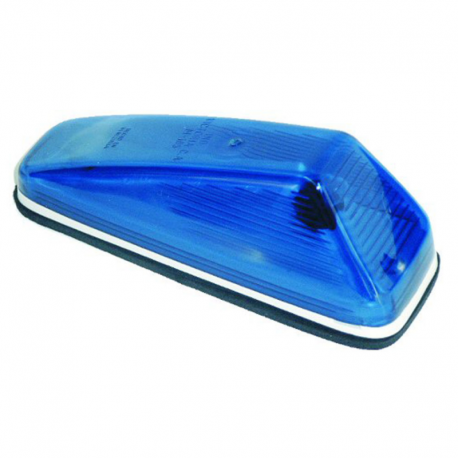 OUTDOOR ROOF LAMP BLUE LEXAN