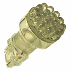 BULB LIGHT 3156 LED 12V W25X16D 19LED WHITE CLEAR 1C