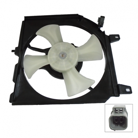 COOLING FAN ASSY AIR CONDITIONER NISSAN SENTRA B13-B14 A-T 4 TERMINALS