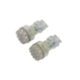 BULB LIGHT 3157 LED 12V W25X16Q 19LED BLUE TRANSP 2C BLIST