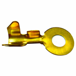 RING EYELET TERMINAL BRASS 1-4 IN