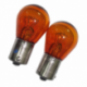 BULB LIGHT 1073 24V 1156 BA15S AMBER 1C LARGA DURACION PHILIPS