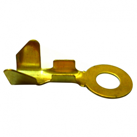 RING EYELET TERMINAL BRASS 3-16 IN SMALL