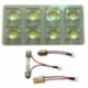 BULB LIGHT ROOF LED TABLA 12V 8LED RED