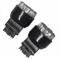 BULB LIGHT 3157 LED 12V W25X16Q 19LED BLUE 2C BLIST 2U
