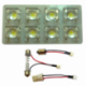 BULB LIGHT ROOF LED TABLA 12V 8LED VERDE