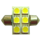 BOMB TECHO LED 24V SV8.5 10X36 6LED BLANCO BLIST 2