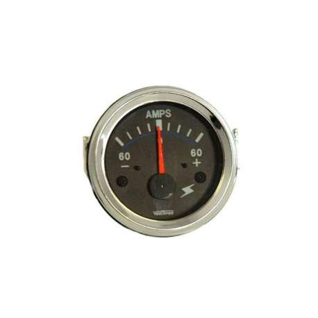 GAUGE AMPEREMETER 60-0-60 52mm 12V - qpselectric